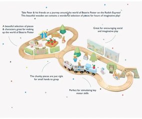Влакова композиция - Зайчето Питър - Peter Rabbit (FSC®)