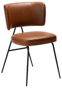 Кафяв трапезен стол в цвят коняк Roost - DAN-FORM Denmark