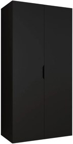 Гардероб Малага двукрилен-Черен