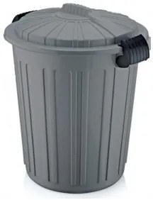 Irak Plastik - Пластмасов кош за отпадъци N-5 -73л. 45x52см. сив (CK-420)