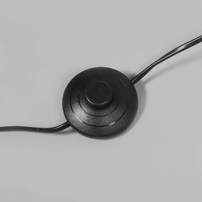 Модерна подова лампа черна с LED регулируема - Trax