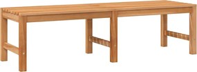 316627 vidaXL Градинска пейка, 150 см, тиково дърво масив