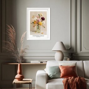 Печатна картина с включена рамка 56x75 cm Sunny Bouquet – Styler