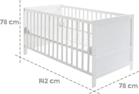 Детско легло Mond-White