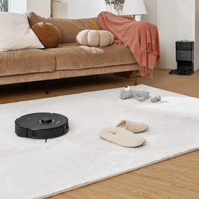 Прахосмукачка робот Roborock S8 Plus Schwarz S8P52-00, 69W, 5200 mAh, 6000Pa, Моп, LiDAR картографиране, 750 мл, 4 сензора, Автономност до 180 мин, Черен