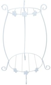 Feronya - Цветарник за две саксии бял FEFER-01