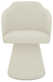 Кремав тапициран трапезен стол Kanoa – Makamii