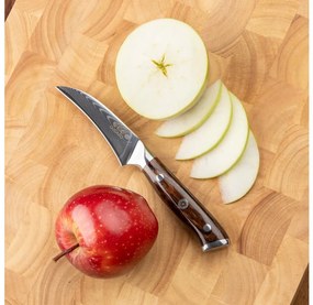 Gudaro -Дамасков кухненски нож за плодове FENG 3,5", 67 слоя стомана, дължина 9,5cm