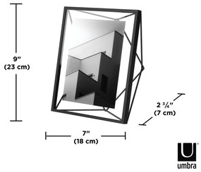 Черна метална стояща/висяща рамка 23x18 cm Prisma – Umbra
