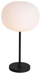 Модерна настолна лампа бяла акумулаторна - Maloi