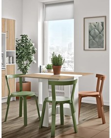 Сгъваема маса за хранене с плот от дъб 76x28 cm Papillon - TemaHome