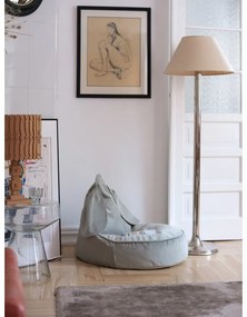 Кадифен детски пуф в цвят мента Bunny – Wigiwama