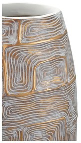 Ваза от полирезин в златисто (височина 59,5 cm) Eclips – Mauro Ferretti