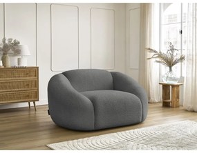 Сиво кресло от букле Tina – Bobochic Paris