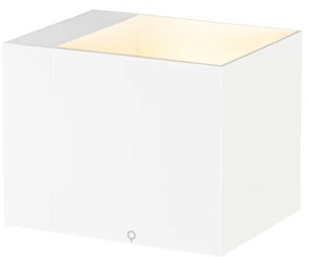 Стенна лампа бяла с LED и сензорен димер акумулаторна - Joris