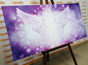Картина на платно – Крила с абстрактни елементи