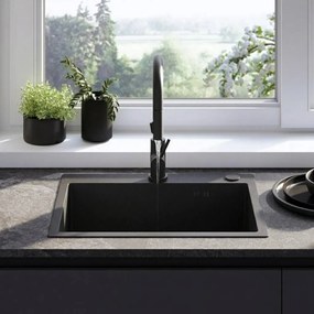 Стоманена мивка Liam Black