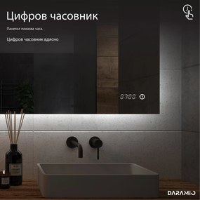 Кръгло огледало с лед осветление E3