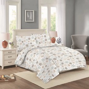 Бяло памучно спално бельо за двойно легло 200x220 cm Nora - Cotton House