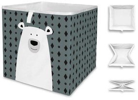 Детска кутия за съхранение на полярна мечка Friends - Butter Kings