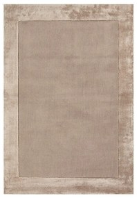 Светлокафяв ръчно изработен килим със смес от вълна 160x230 cm Ascot – Asiatic Carpets