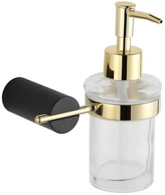 Mexen Aron диспенсър за сапун, черен/златен - 70881388-57