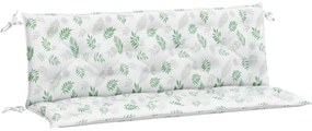 Възглавници за градински пейки 2 бр на листа 150x50x7 см плат Alexandre