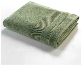 Памучна хавлиена кърпа от тери в цвят каки 90x150 cm Tendresse – douceur d'intérieur