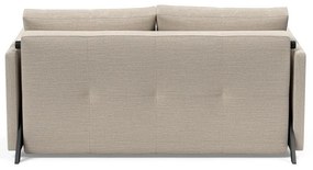 Бежов разтегателен диван с подлакътници , 140 см Cubed - Innovation