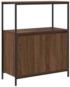 861921 vidaXL Шкаф за баня с рафтове кафяв дъб 76,5x35x95 cm