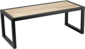 Horecano - Дисплей правоъгълен за бюфет метал/дърво 42x18xh15,5см WILLOW-(HC-39133)
