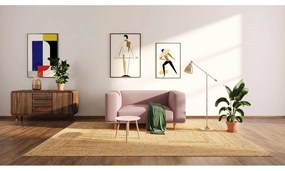 Розово кресло от плат букле Kukumo - Ame Yens