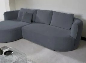 Ъглов диван Айрис Мини-сив-ляв