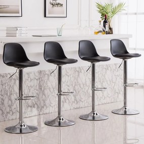 Бар стол Stacie-черен (4) парчета