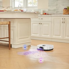 Прахосмукачка робот Eureka J15 Ultra, 19000 Pa, 3 л, Автономия 150 мин, Lidar + RGB камера, FlexiRazor, Гласов контрол, Бял