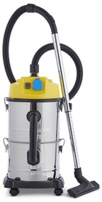 Klarstein Reinraum 3 в 1, индустриална прахосмукачка, 1800 W, 30 л, неръждаема стомана