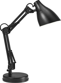 Osram - Настолна лампа DESK LINE 1xE27/11W/230V черна