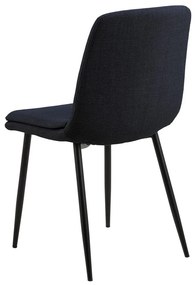 Тъмносин трапезен стол Becca – Actona