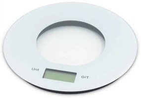 Кухненска дигитална везна SAPIR SP 1651 O, 5 кг, LCD екран, точна и компактна - Бял