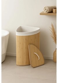 Бамбуков кош за пране естествен 40 l Bamboo – Compactor