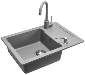 Кухненска мивка Rea Nils, гранит, система 5 в 1