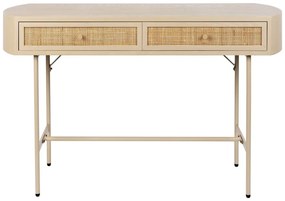 Бежова конзолна маса 40x120 cm Amaya – White Label