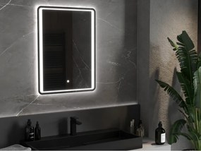 Mexen Zusa осветено огледало за баня 60 x 80 см, LED 6000K, анти-пара - 9808-060-080-611-00