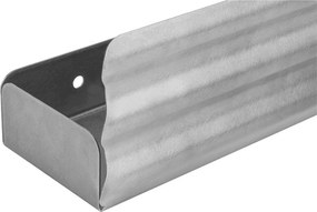 Стенен рафт за баня от неръждаема стомана в сребрист цвят Olbi – noo.ma