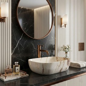 Умивалник за плот Rea Belinda Marrone Shiny