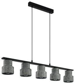 Eglo 39855 - Полилей на кабел HILCOTT 5xE27/40W/230V