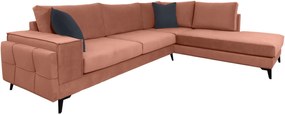 Ъглов диван Siena-Brown-Left