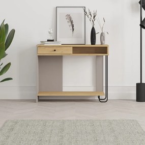 Конзолна маса с плот в дъбов декор 35x100 cm Saturne - Marckeric