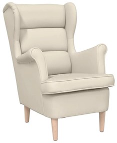 4016907 vidaXL Фотьойл бял 74x84x100 cm Linen