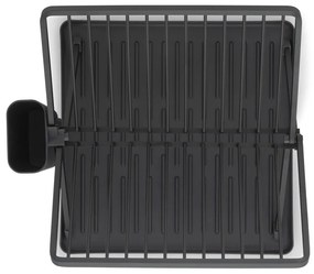 Тъмносива метална двуетажна тавичка за оттичане 37x33 cm – Brabantia